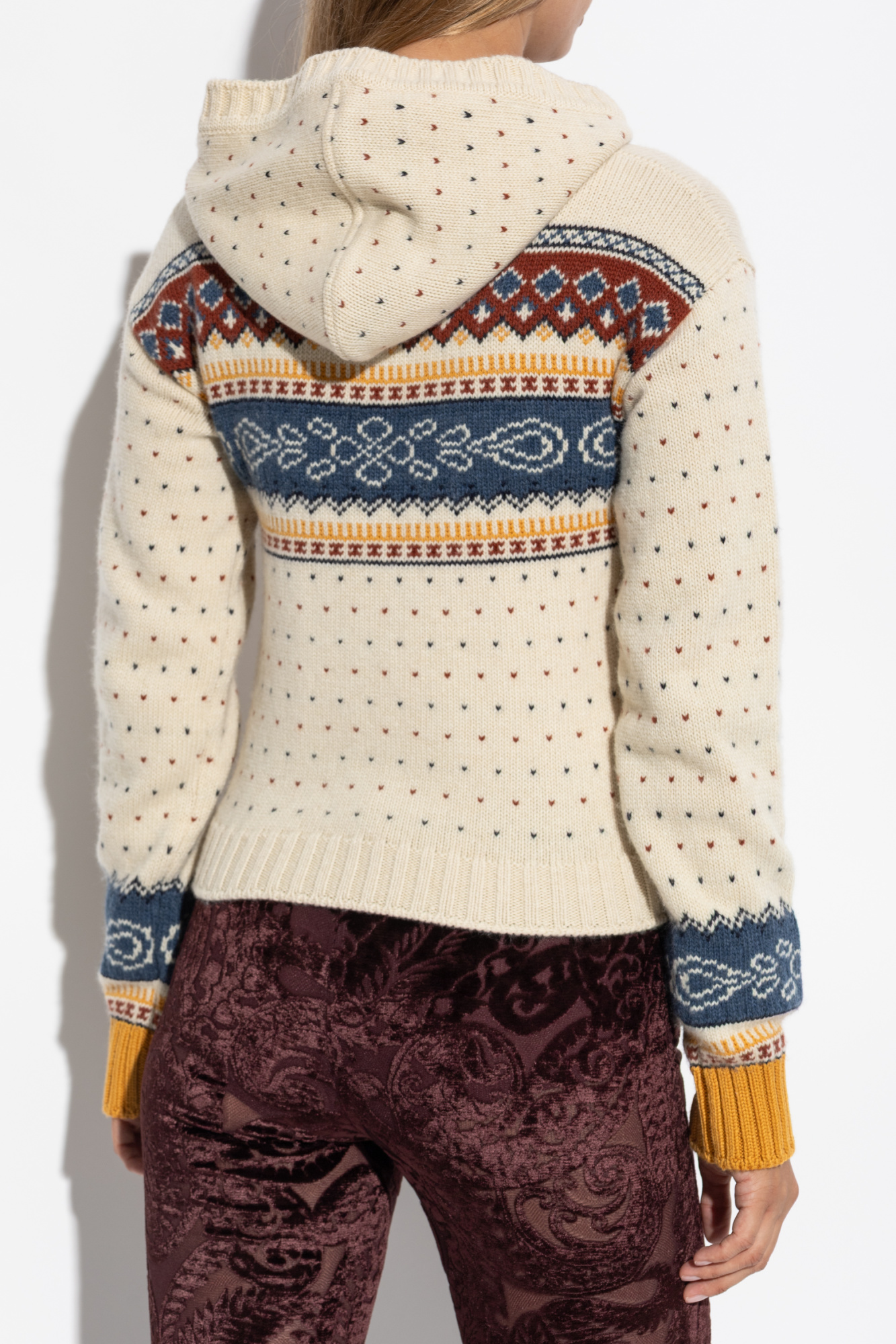 【関税込み】ETRO Logo embroidery wool hoodie 関税込み】ETRO Logo embroidery wool hoodie Etro Logo